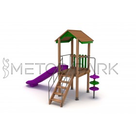 44 A Standard Wooden Playground